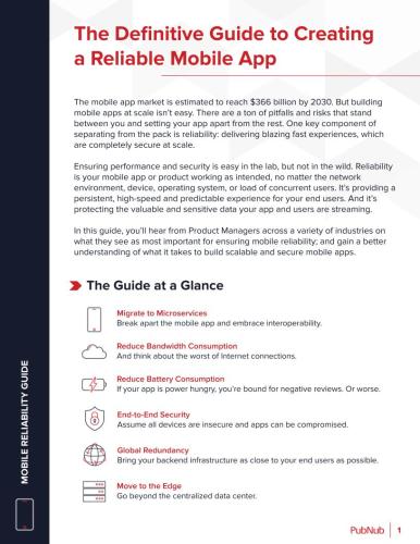 The Definitive Guide to Creating a Reliable Mobile App