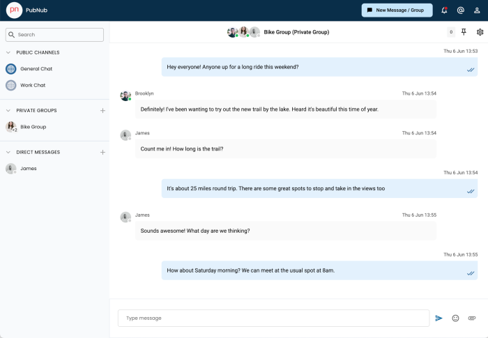 Chat Demo Web app