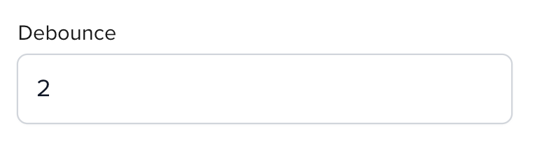 Portal Configuration: Presence Debounce Portal Configuration: Presence Debounce