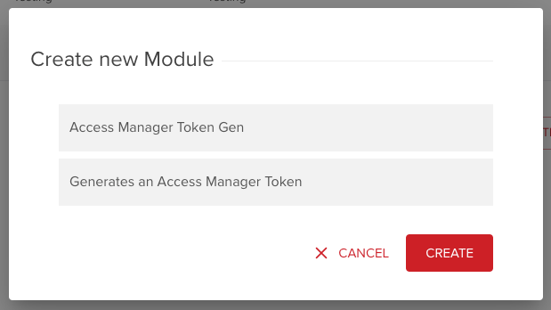 Functions create module