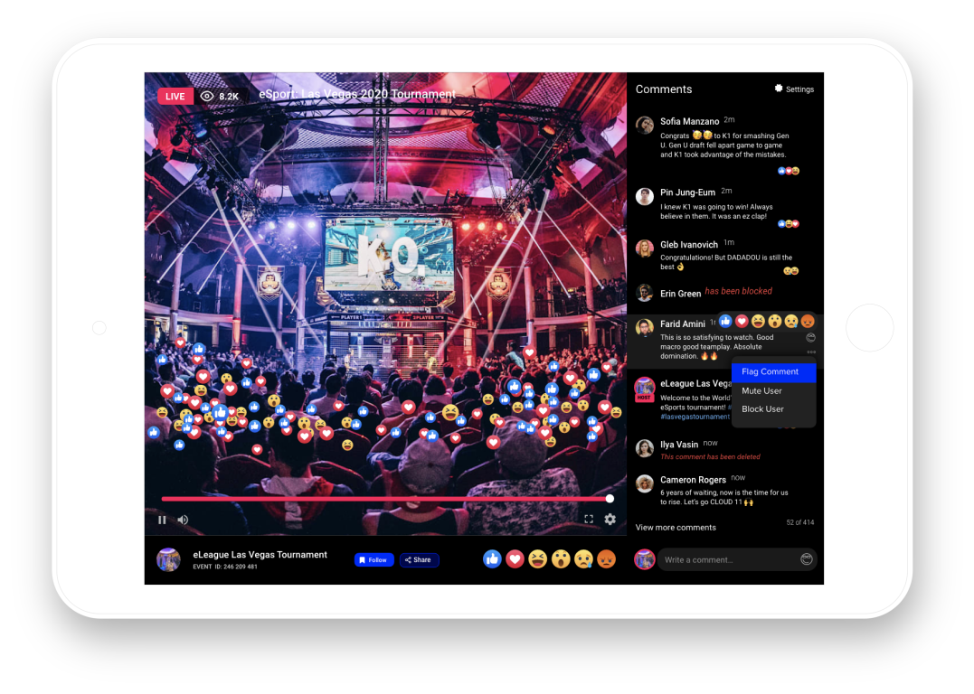 Live video image is showing the Virtual developer path
