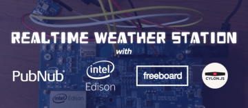 Real-time weather station intel edison