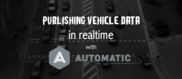 Publishing vehicle data in real-time with automatic